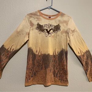 HARLEY DAVIDSON LADIES FIND YOUR WINGS TATTOO Women’s Medium SHIRT